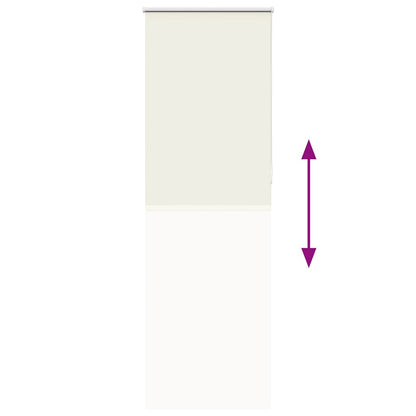 vidaXL Verdunkelungsrollo Cremeweiß 70x210cm Stoffbreite 65,7 cm