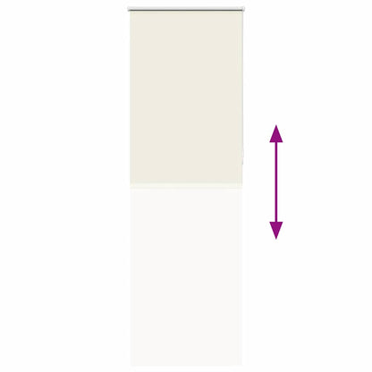 vidaXL Store occultant crème 80x210 cm Largeur du tissu 75,7 cm