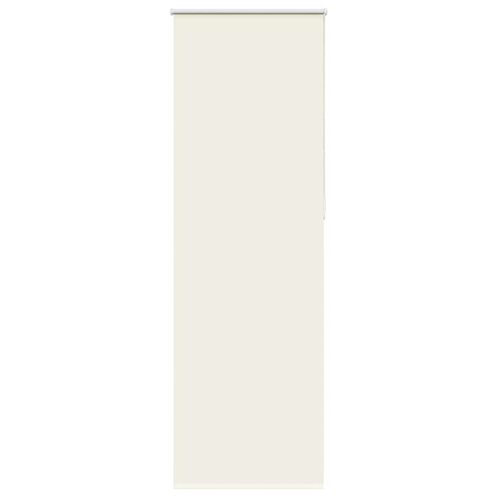vidaXL Verdunkelungsrollo Cremeweiß 85x210cm Stoffbreite 80,7 cm