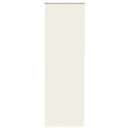 vidaXL Verdunkelungsrollo Cremeweiß 85x210cm Stoffbreite 80,7 cm