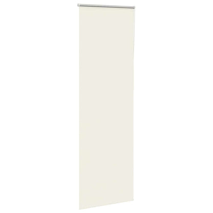 vidaXL Verdunkelungsrollo Cremeweiß 85x210cm Stoffbreite 80,7 cm