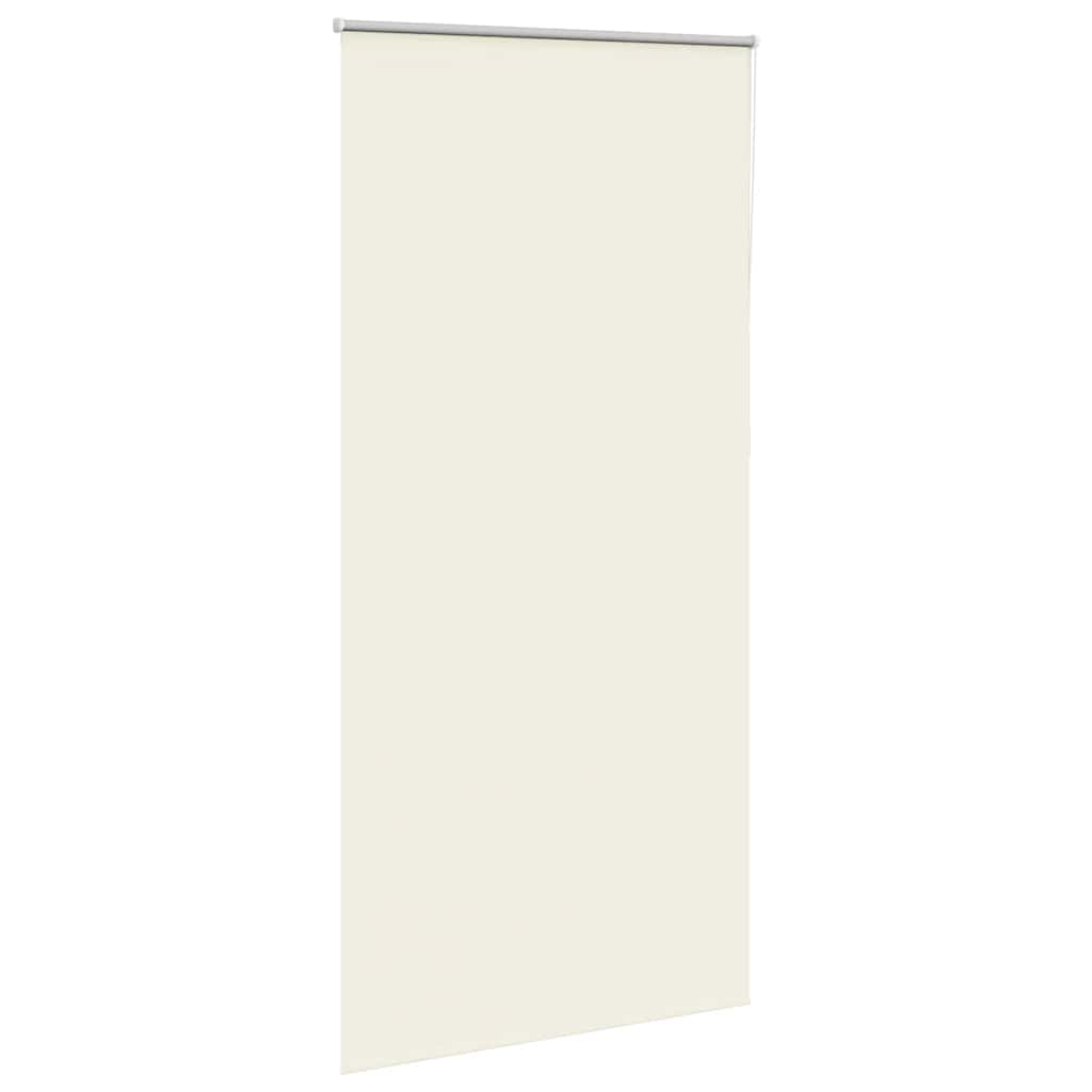 vidaXL Verdunkelungsrollo Cremeweiß 90x210cm Stoffbreite 85,7 cm