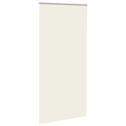 vidaXL Verdunkelungsrollo Cremeweiß 90x210cm Stoffbreite 85,7 cm