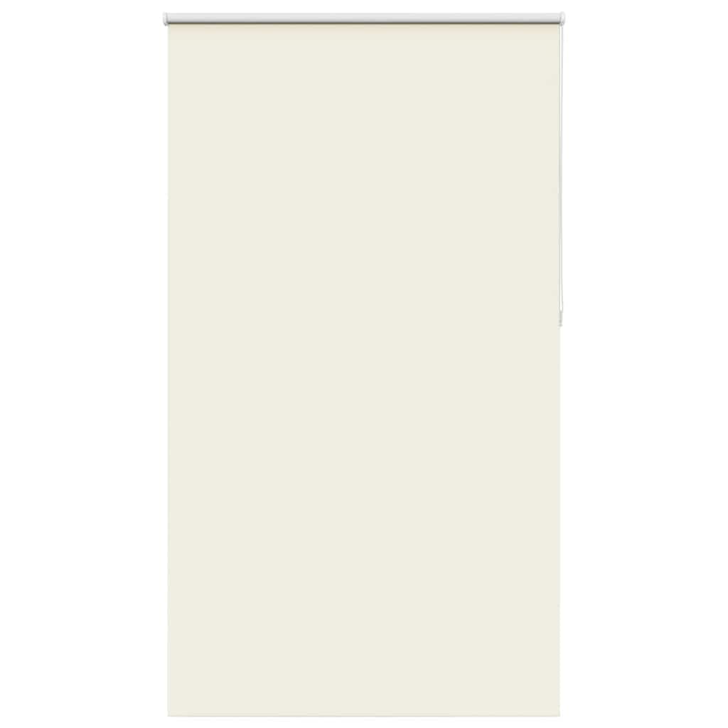 vidaXL Verdunkelungsrollo Cremeweiß 130x210cm Stoffbreite 126,6cm