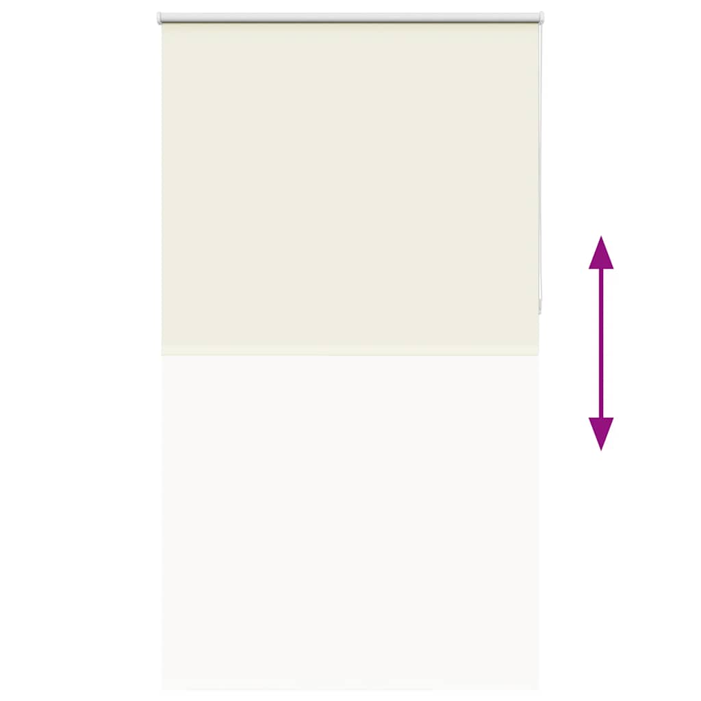 vidaXL Store occultant crème 135x210 cm Largeur du tissu 131,6 cm