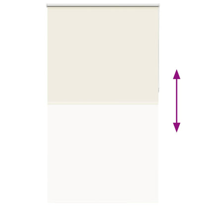 vidaXL Store occultant Crème 140x210cm Largeur de tissu 136,6cm