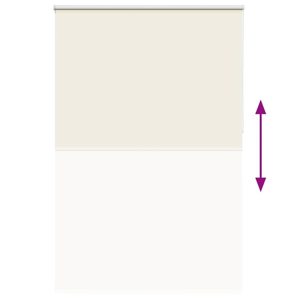 vidaXL Verdunkelungsrollo Cremeweiß 145x210cm Stoffbreite 141,6cm