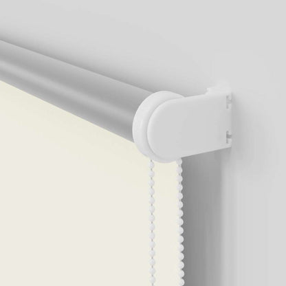 vidaXL Verdunkelungsrollo Cremeweiß 155x210cm Stoffbreite 151,6cm