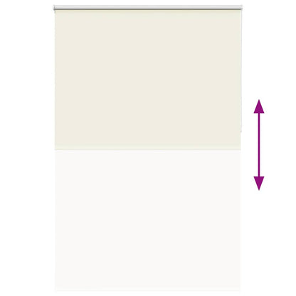 vidaXL Verdunkelungsrollo Cremeweiß 155x210cm Stoffbreite 151,6cm