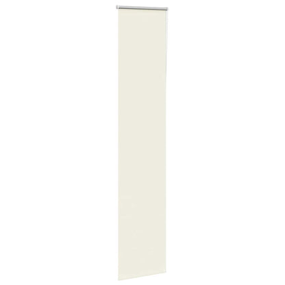 vidaXL Verdunkelungsrollo Cremeweiß 50x230cm Stoffbreite 45,7 cm