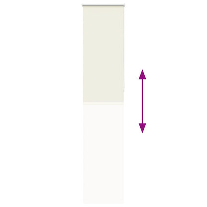 vidaXL Verdunkelungsrollo Cremeweiß 50x230cm Stoffbreite 45,7 cm
