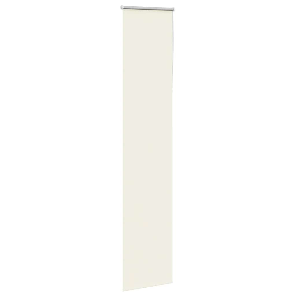 vidaXL Verdunkelungsrollo Cremeweiß 55x230cm Stoffbreite 50,7 cm