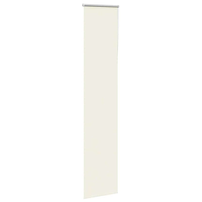 vidaXL Verdunkelungsrollo Cremeweiß 55x230cm Stoffbreite 50,7 cm