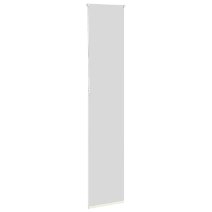 vidaXL Verdunkelungsrollo Cremeweiß 55x230cm Stoffbreite 50,7 cm