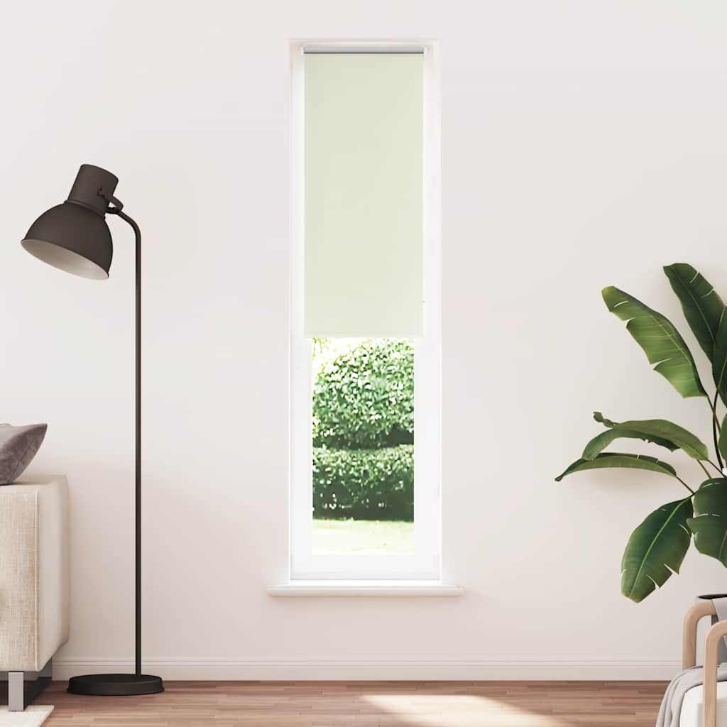 vidaXL Verdunkelungsrollo Cremeweiß 60x230cm Stoffbreite 55,7 cm