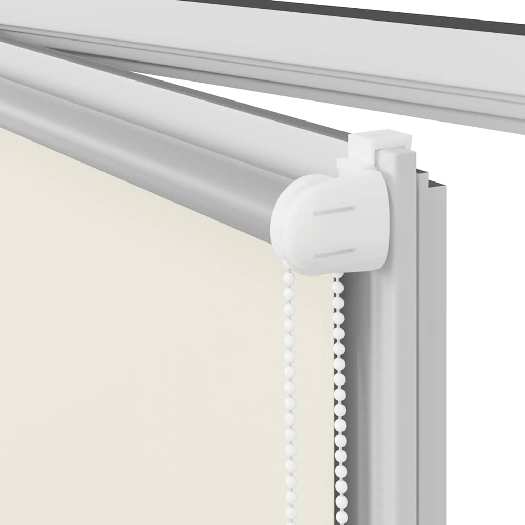 vidaXL Verdunkelungsrollo Cremeweiß 75x230cm Stoffbreite 70,7 cm