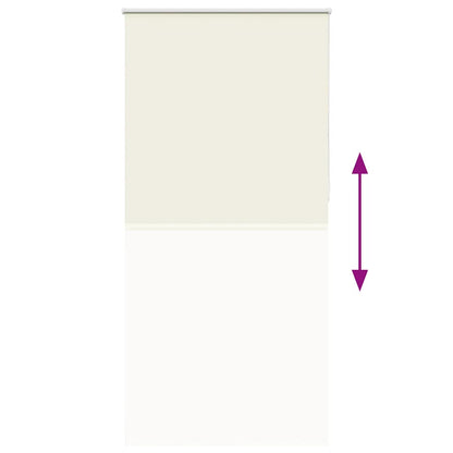 vidaXL Store occultant crème 100x230 cm Largeur du tissu 95,7 cm