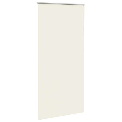 vidaXL Verdunkelungsrollo Cremeweiß 110x230cm Stoffbreite 105,7cm