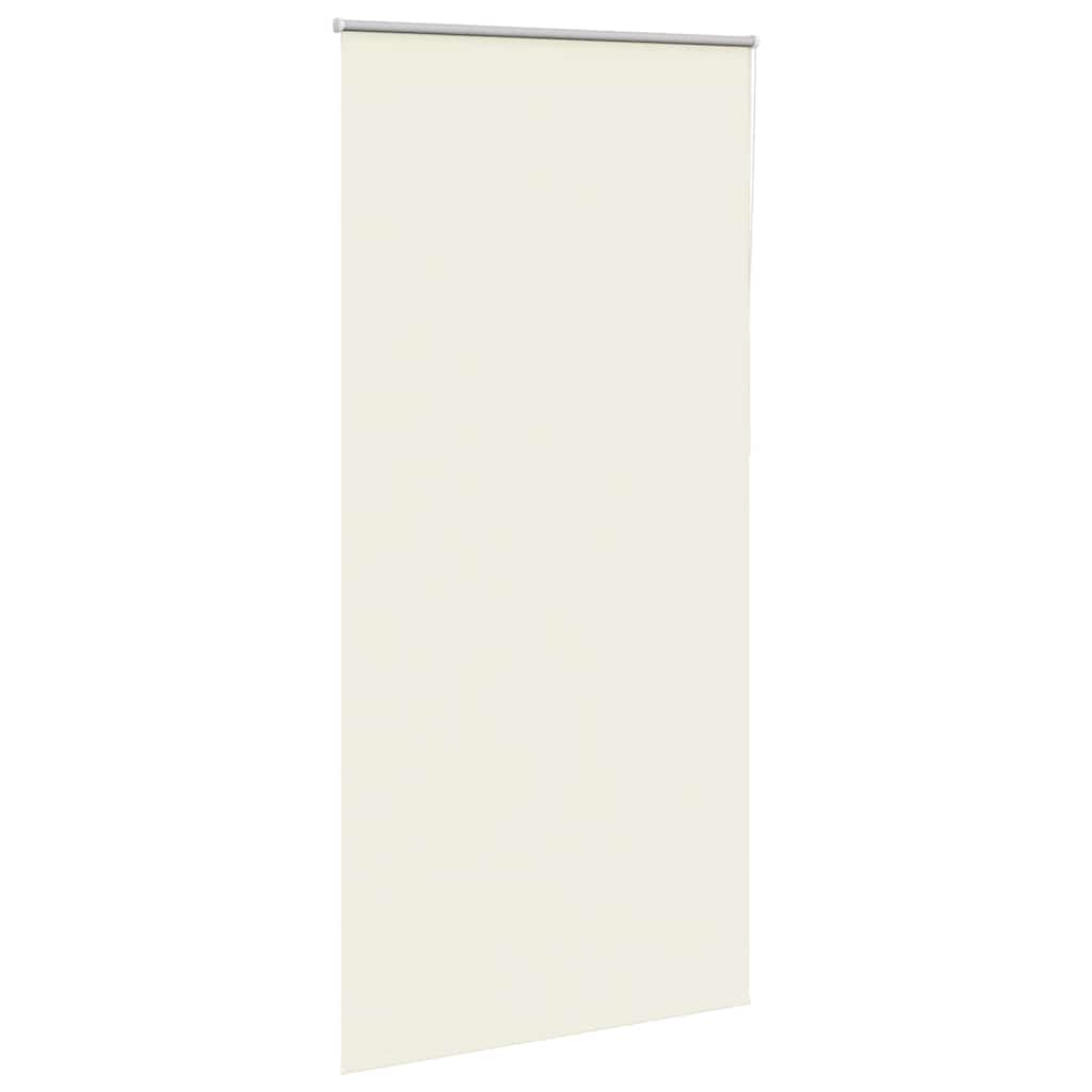 vidaXL Verdunkelungsrollo Cremeweiß 115x230cm Stoffbreite 110,7cm