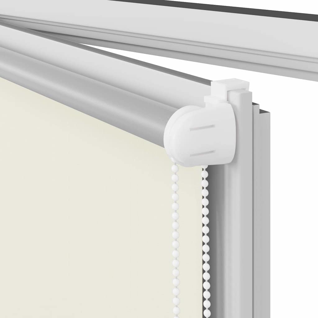 vidaXL Verdunkelungsrollo Cremeweiß 115x230cm Stoffbreite 110,7cm