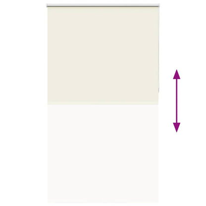 vidaXL Store occultant crème 130x230cm Largeur de tissu 126,6cm