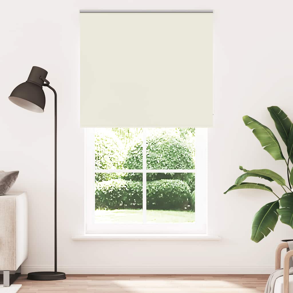 vidaXL Store occultant crème 130x230cm Largeur de tissu 126,6cm