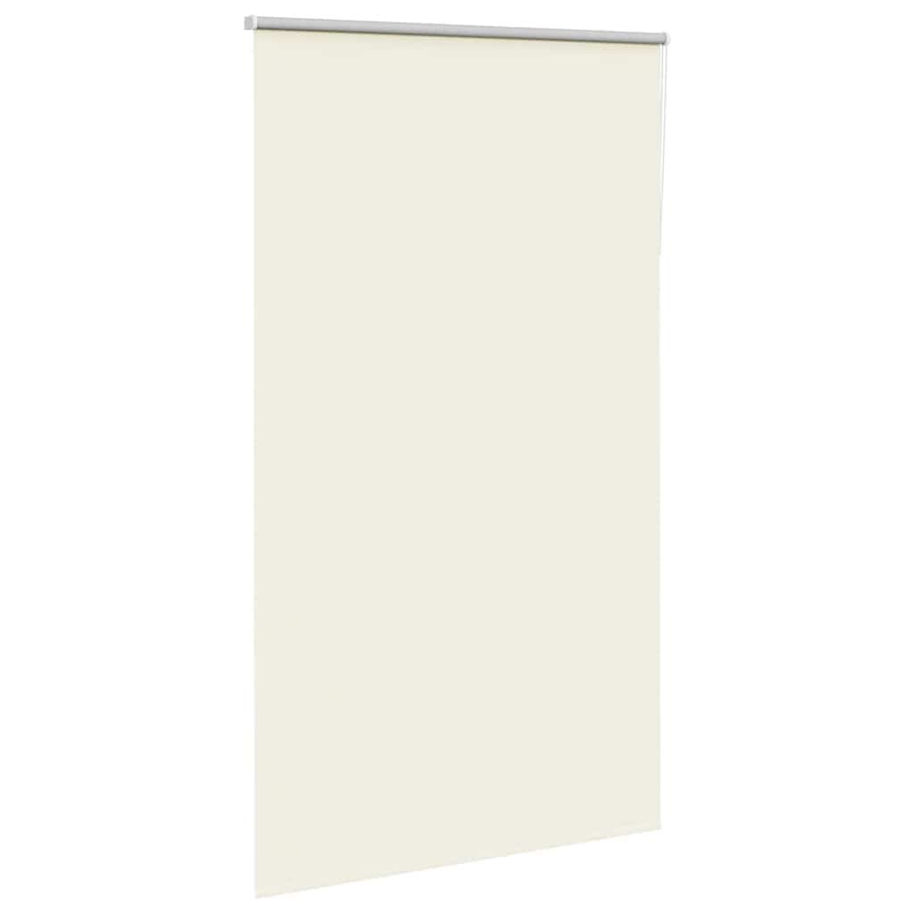 vidaXL Verdunkelungsrollo Cremeweiß 140x230cm Stoffbreite 136,6cm