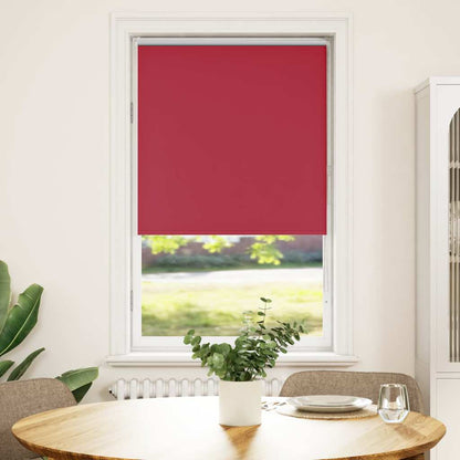 vidaXL Verdunkelungsrollo Rot 70x130 cm Stoffbreite 65,7 cm Polyester
