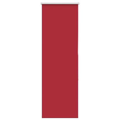 vidaXL Verdunkelungsrollo Rot 50x150 cm Stoffbreite 45,7 cm Polyester