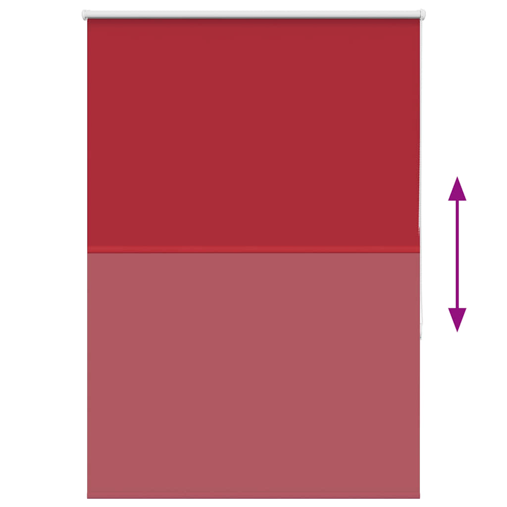 vidaXL Store occultant rouge 105x150 cm Largeur du tissu 100,7 cm Polyester