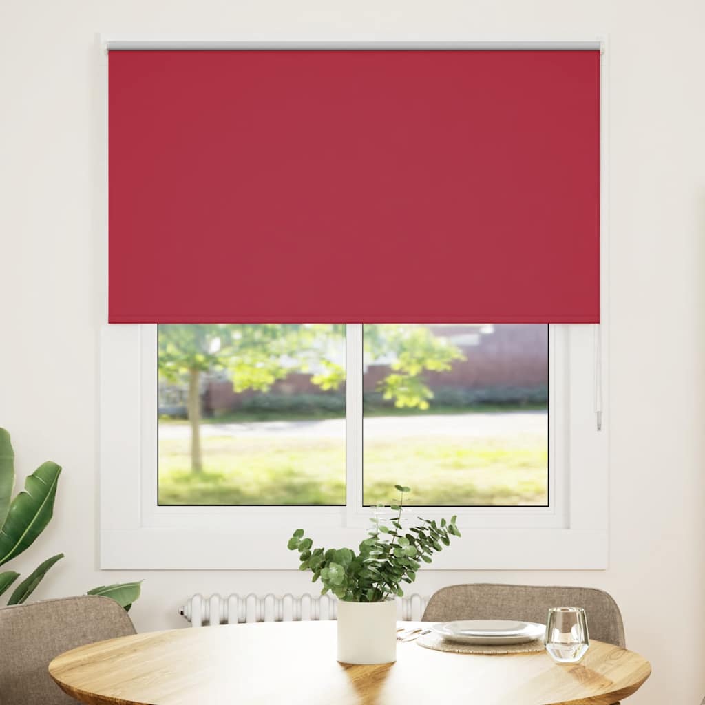 vidaXL Store occultant Rouge 135x150cm Largeur du tissu 131,6cm Polyester