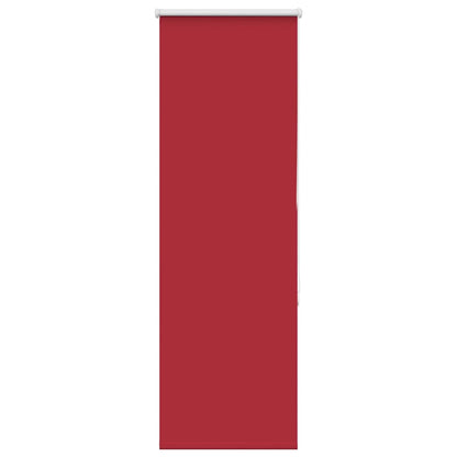 vidaXL Verdunkelungsrollo Rot 50x175 cm Stoffbreite 45,7 cm Polyester