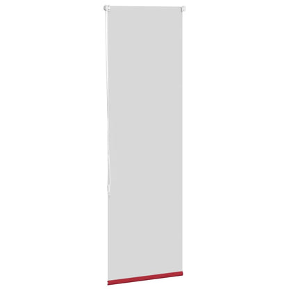 vidaXL Verdunkelungsrollo Rot 50x175 cm Stoffbreite 45,7 cm Polyester