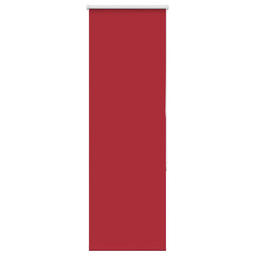 vidaXL Verdunkelungsrollo Rot 55x175 cm Stoffbreite 50,7 cm Polyester