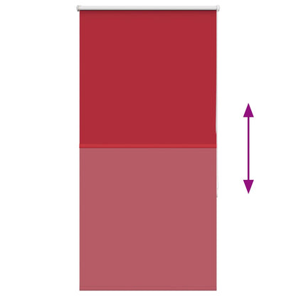 vidaXL Store occultant rouge 85x175 cm Largeur du tissu 80,7 cm Polyester