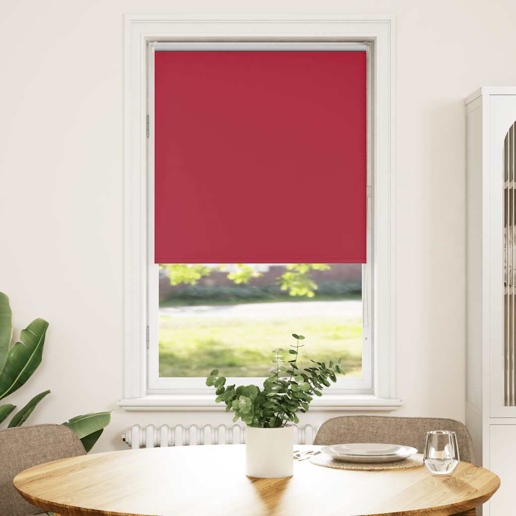 vidaXL Store occultant rouge 85x175 cm Largeur du tissu 80,7 cm Polyester