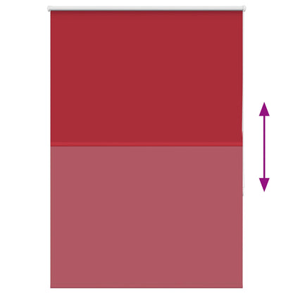 vidaXL Verdunkelungsrollo Rot 105x175cm Stoffbreite 100,7cm Polyester