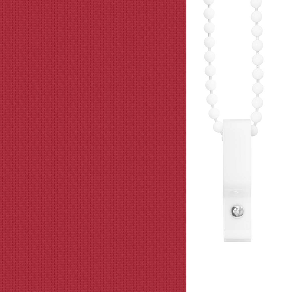 vidaXL Store occultant rouge 120 x 175 cm Largeur du tissu 116,6 cm Polyester