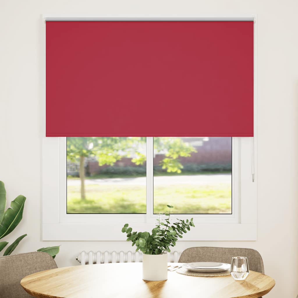 vidaXL Store occultant rouge 120 x 175 cm Largeur du tissu 116,6 cm Polyester