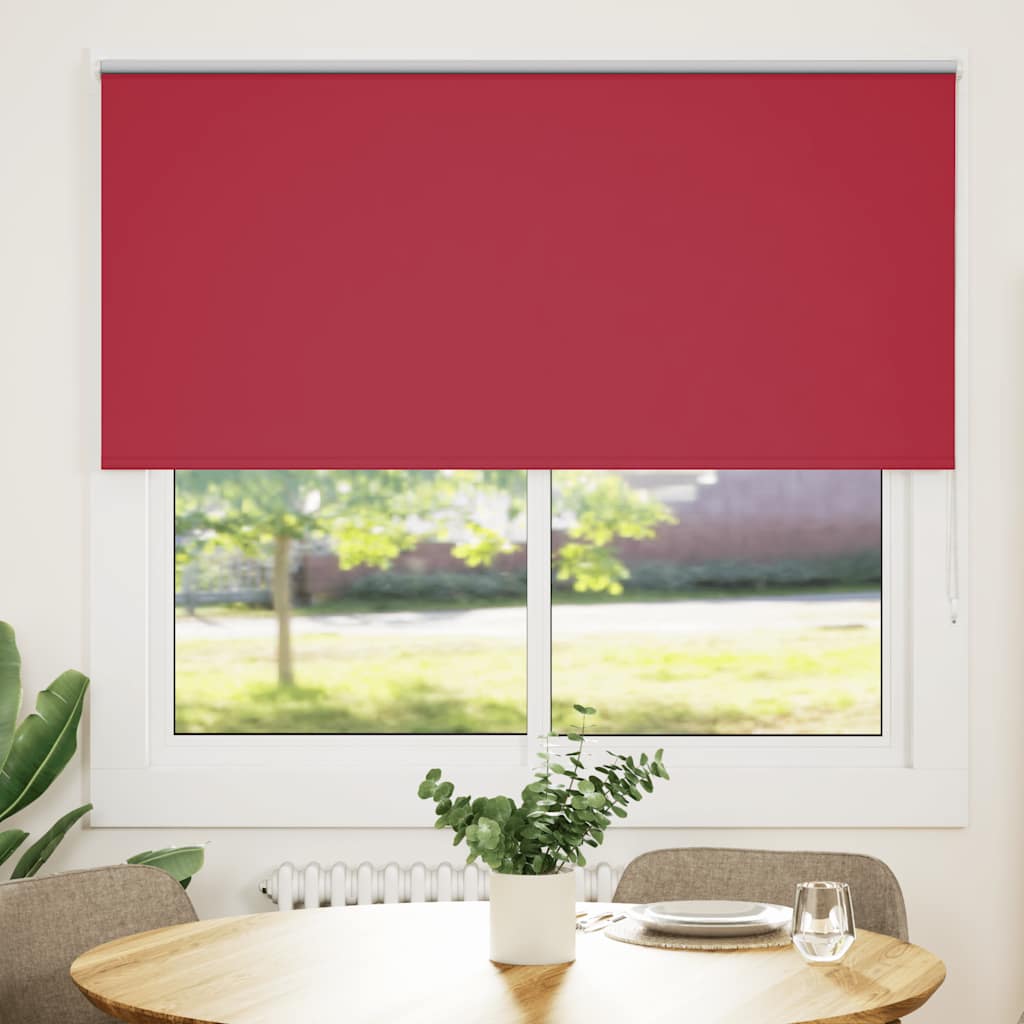 Verdunkelungsrollo Rot 145x175cm Stoffbreite 141,6cm Polyester
