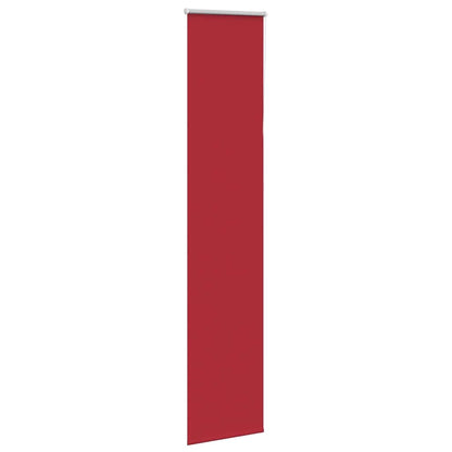 vidaXL Store occultant Rouge 55x210 cm Largeur du tissu 50,7 cm Polyester
