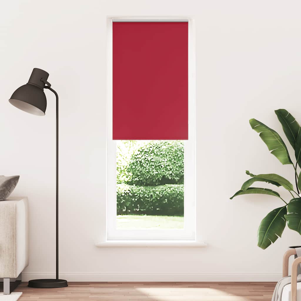 Verdunkelungsrollo Rot 75x210 cm Stoffbreite 70,7 cm Polyester