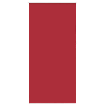 vidaXL Verdunkelungsrollo Rot 95x210 cm Stoffbreite 90,7 cm Polyester