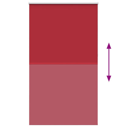 vidaXL Store occultant Rouge 120x210cm Largeur du tissu 116,6cm Polyester