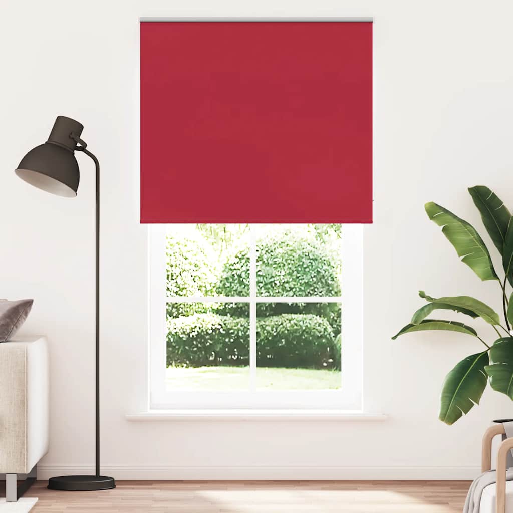 vidaXL Store occultant Rouge 120x210cm Largeur du tissu 116,6cm Polyester