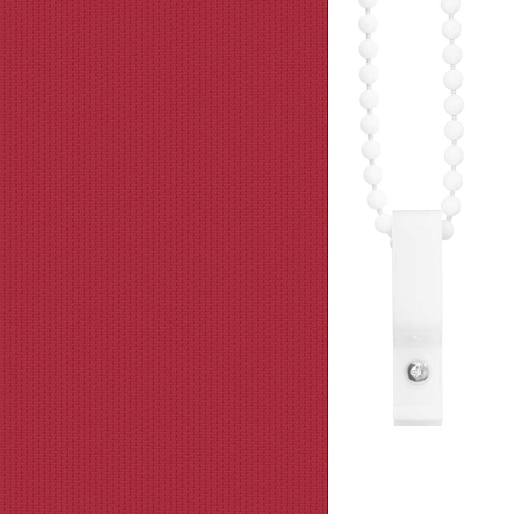 vidaXL Store occultant rouge 130x210cm Largeur du tissu 126,6cm Polyester
