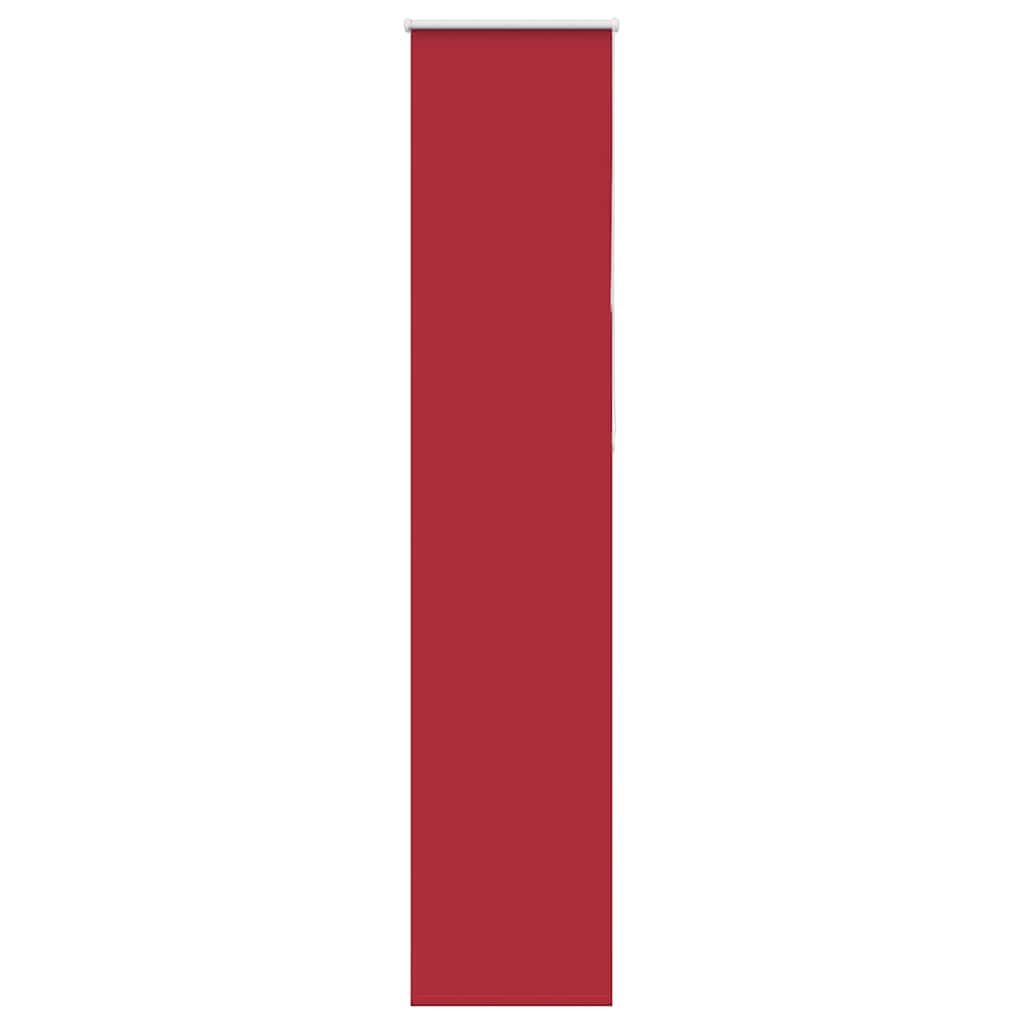 vidaXL Verdunkelungsrollo Rot 45x230 cm Stoffbreite 40,7 cm Polyester