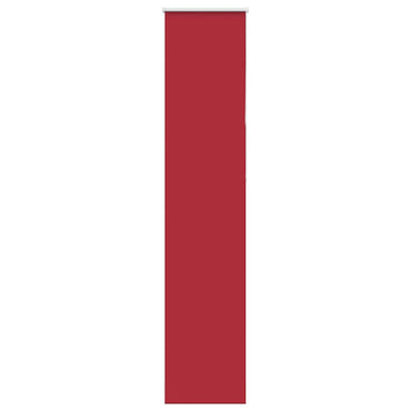 vidaXL Verdunkelungsrollo Rot 45x230 cm Stoffbreite 40,7 cm Polyester