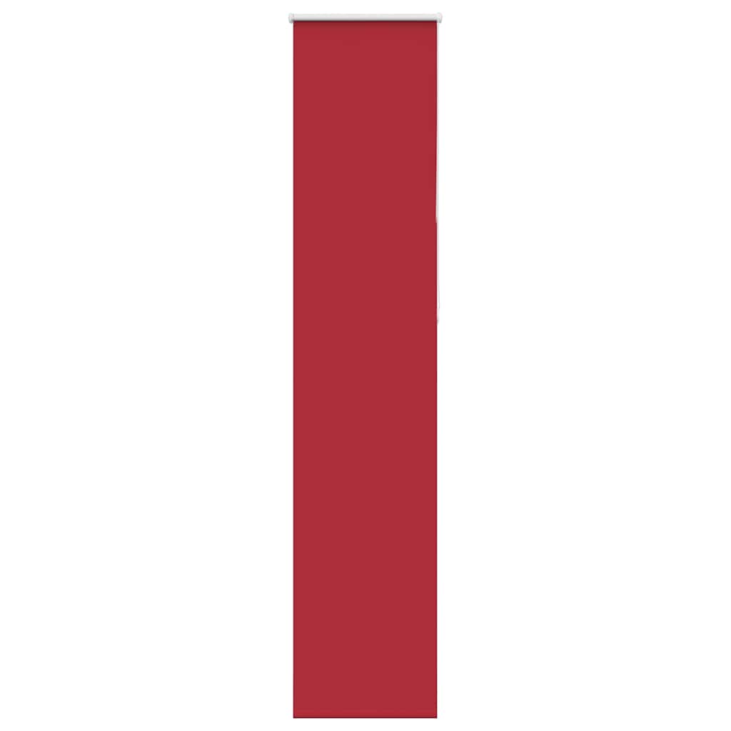 vidaXL Verdunkelungsrollo Rot 55x230 cm Stoffbreite 50,7 cm Polyester