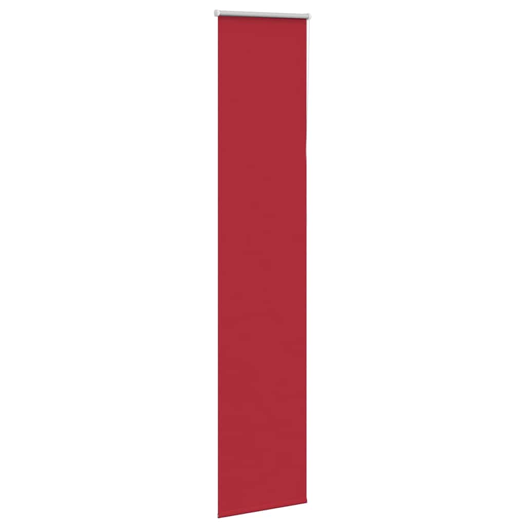 vidaXL Verdunkelungsrollo Rot 55x230 cm Stoffbreite 50,7 cm Polyester